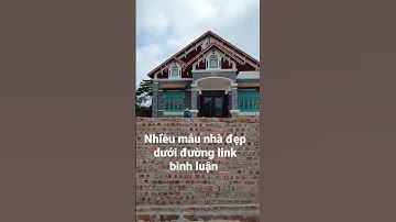 nhà vườn mái thái một tầng siêu mẫu 2022_2023