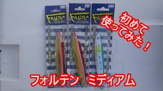 【このジグを初めて使ってみた】 ブルーブルー フォルテンミディアム