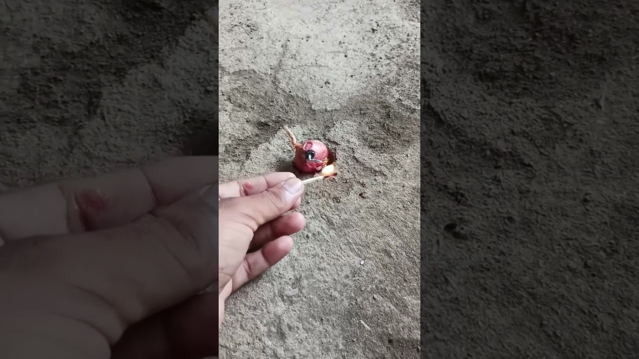 bomb 🧨vs onion 🧅 new expremant video 