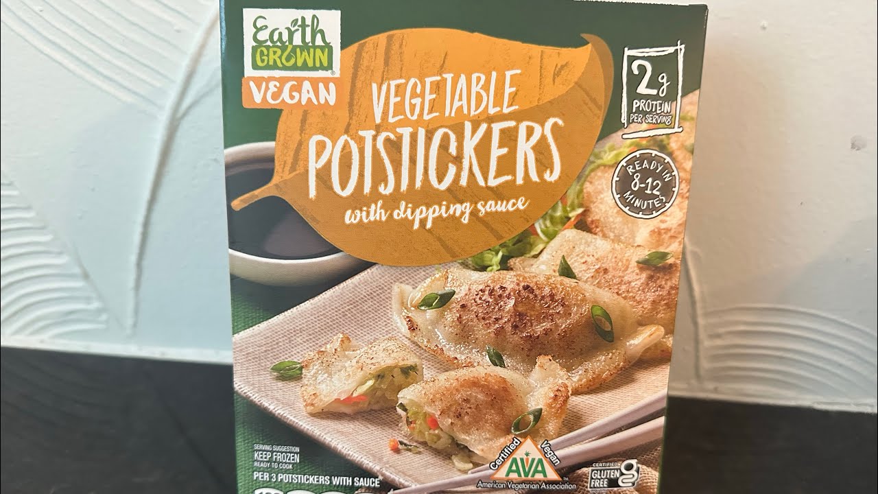 Vegan Food Taste TestAldi Earth Grown Vegetable Potstickers with