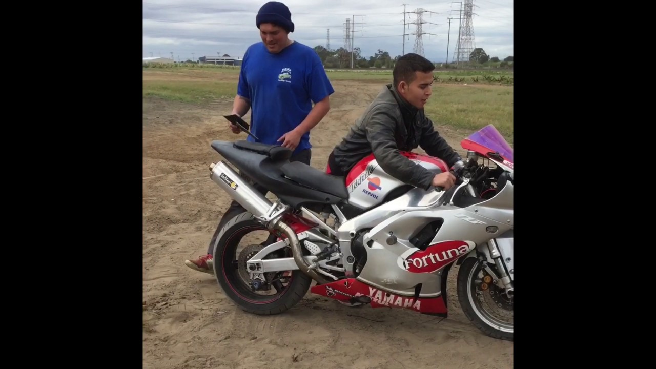 Street Bike vs. Dirt Bike Fail YouTube