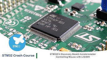 STM32 Crash Course (10) -STM32F4 Discovery Board Accelerometer - Controlling Mouse with LIS3DH