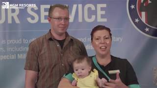 M life Rewards 2018 Veterans Day Employee Surprise at NYNY