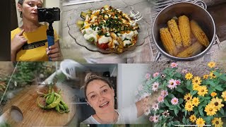 картинка: Алергична реакция?||Тиквички в еърфрайър 😋||Домашна царевица☺️