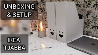 How to | fold magzine/file holder | Ikea TJABBA