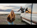 ALONE ON TURKEY'S REMOTE WEST COAST (off-grid winter van life)