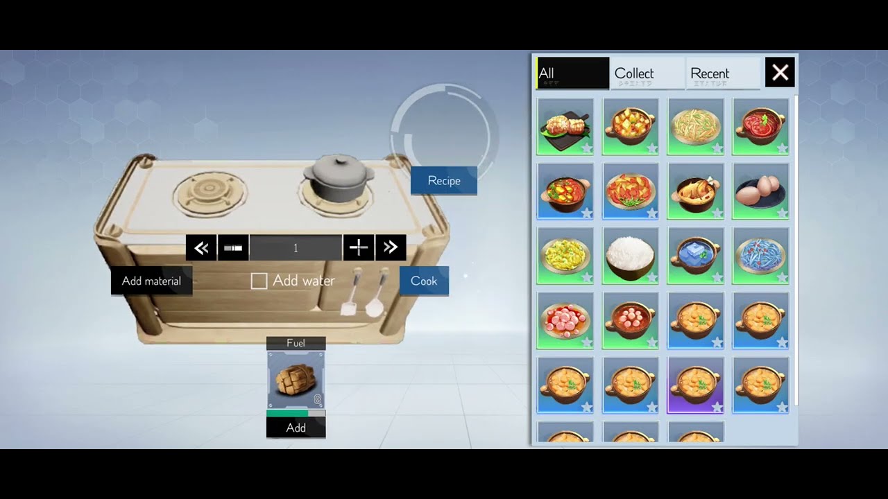 Project Stars - Basic Cuisine Recipes (For Newbie)