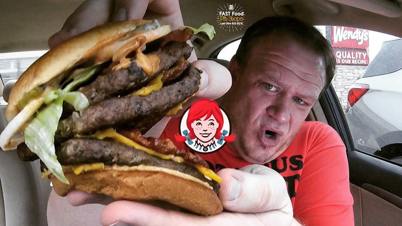 Wendy's ⭐🍔TRIPLE S'AWESOME BACON CHEESEBURGER🍔⭐ Food Review!!! YouTube