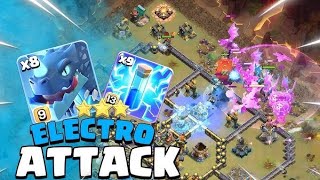 Electro Dragon Attack On Th16 #coc #supercell #superwitch #th16 #electrodragon #balloon