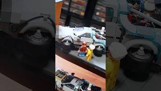 My LEGO Back to the Future diorama! #lego #backtothefuture #moc #delorean #creative #art