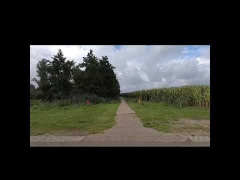 Paseo en bici. Vliegveld Stadskanaal.  Drente. NL 07/09/2020