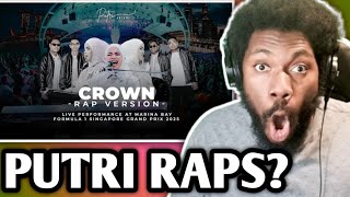Download Lagu PUTRI ARIANI RAPS????...PUTRI ARIANI - CROWN (F1 SINGAPORE LIVE PERFORM) REACTION VIDEO MP3