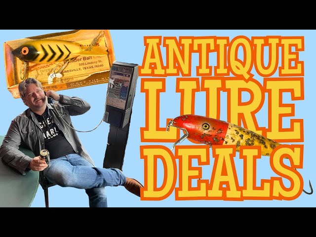 Long Distance Antique Lure Deals - Review Vintage Lures, Learn the History,  & Estimate the Value - YouTube