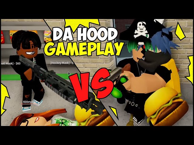 Hilarious One On One Gun Fights In Da Hood Roblox Youtube - roblox people fighting with guns