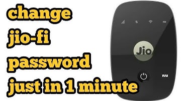 CHANGE THE JIOFI PASSWORD FROM YOUR SMARTPHONE HINDI