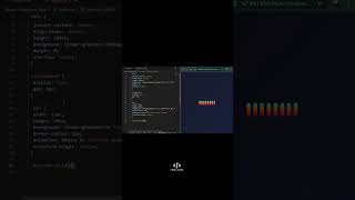 🎧 Colorful Music Visualizer Bars | HTML CSS Animation