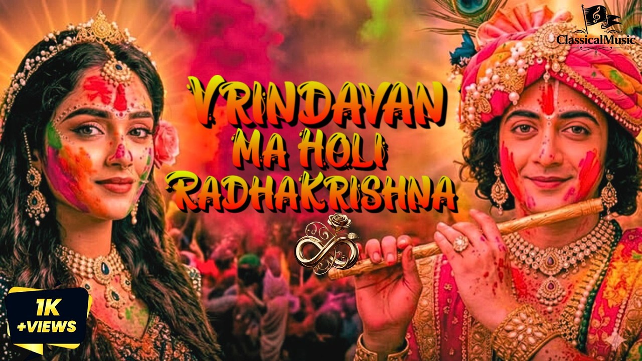 Vrindavan Mein Ude Re Gulal 🎨 | Radhe Radhe Holi Special | Krishna Bhakti Song | 2026 #holi