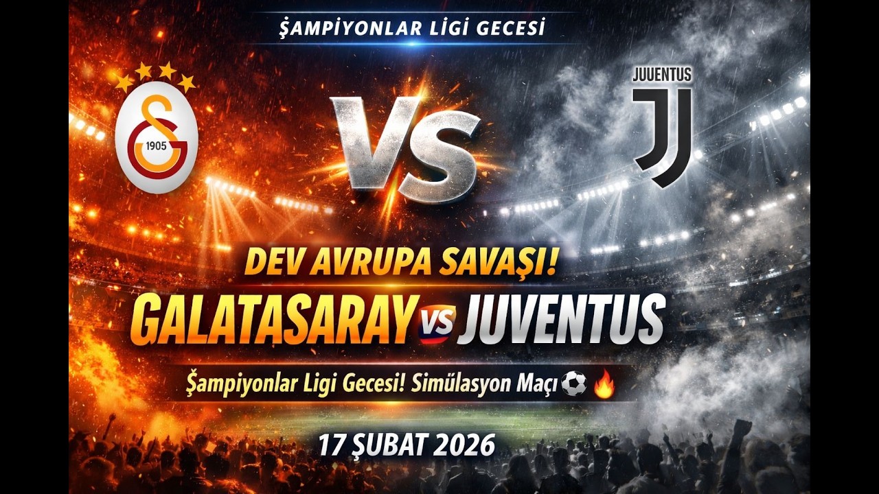 GALATASARAY vs JUVENTUS | FC 26 Full Match Gameplay