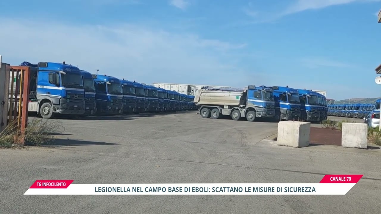 Legionella nel campo base di Eboli per l'Alta Velocità: scattano i controlli e le bonifiche