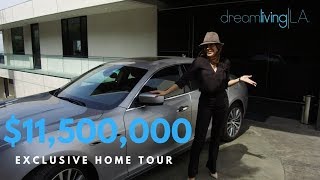 $11,500,000 Hollywood Hills - Dream Home Tour | #dreamlivingLA #tatianaderovanessian