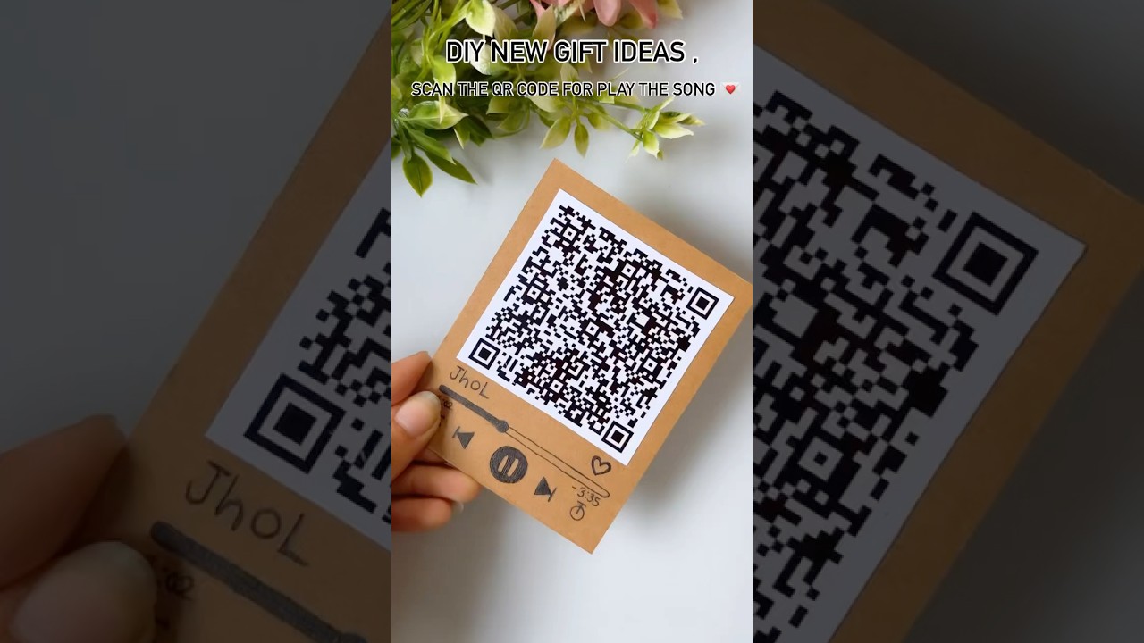 DIY NEW GIFT IDEAS SCAN the QR code FOR PLAY THE SONG 🎵 