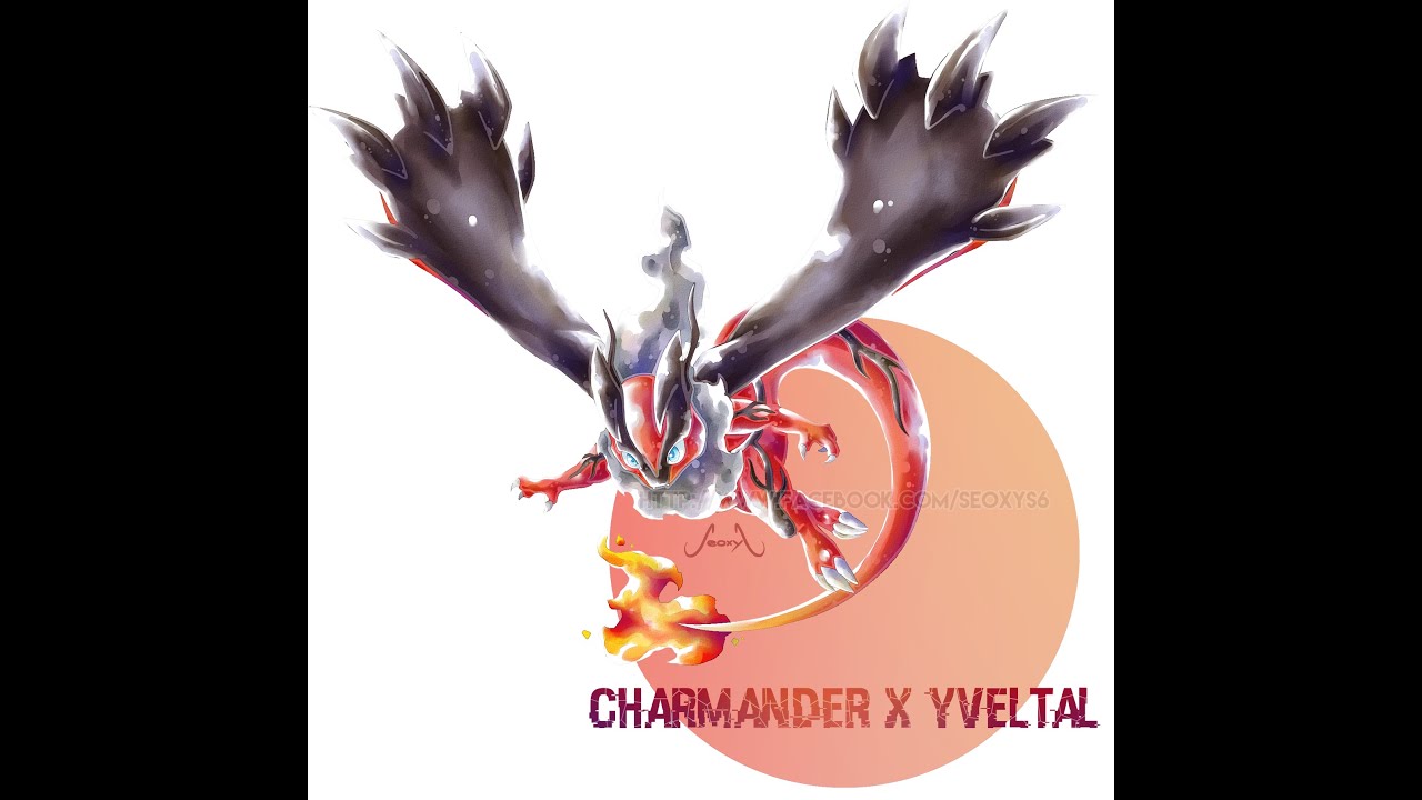 pokemon groudon to draw how Charmander Painting: Pokemon Yveltal 1080p Speed X Fusion