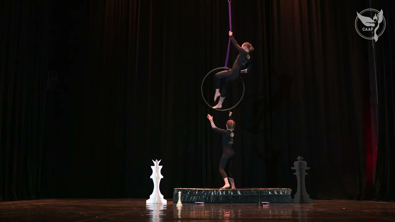 Lola Voračková, Ema Vaníčková  - #CAAC25 - AERIAL HOOP Doubles Junior A 10-14 Competitive