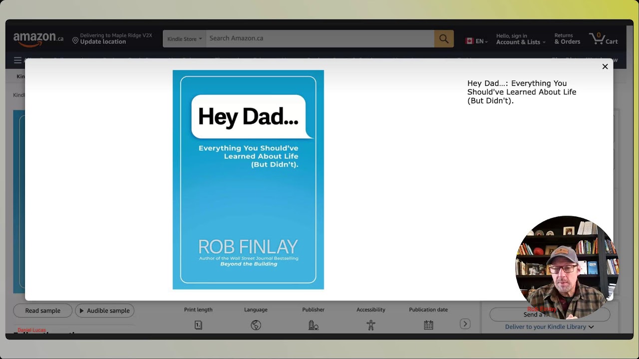 Book 101 Review, in its fifth season, features Rob Finlay as my guest.