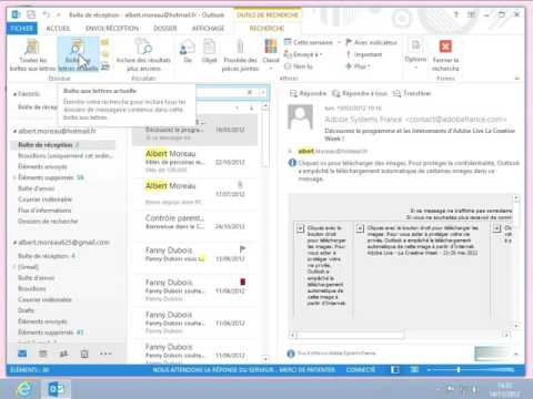 17 Retrouver un élément outlook 2013 outlook 2013