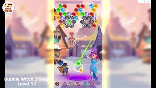 Bubble Witch 3 Saga Level 57 [NO BOOSTERS]