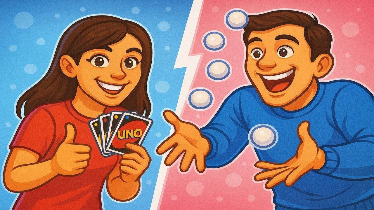Ping Pong Boss vs UNO Cards | Challenge