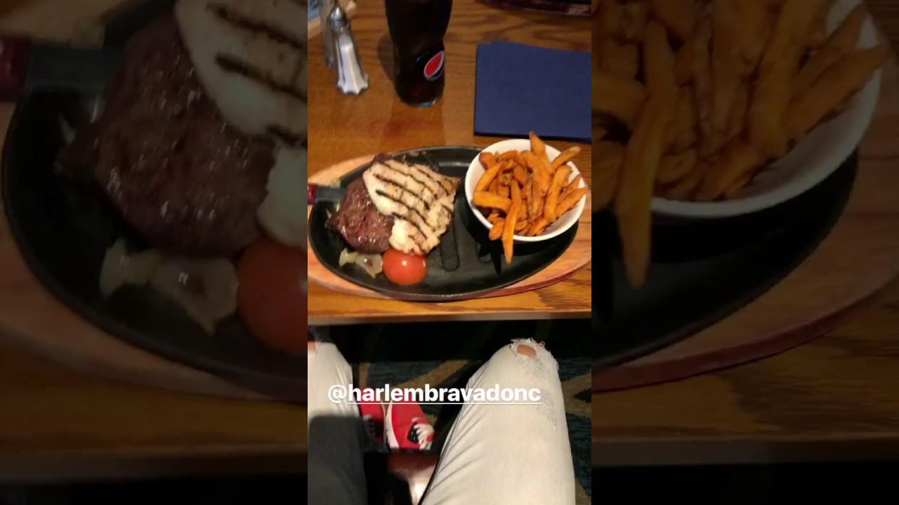 Pre match meal with Harlem Bravado