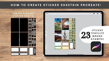 Procreate Sticker Tutorial // Create Weekly Planner Stickers with @Procreate brushes!