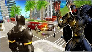 Grand Superhero Panther Flying City Rescue Mission -( Dolphin Games )- Android GamePlay Video screenshot 4