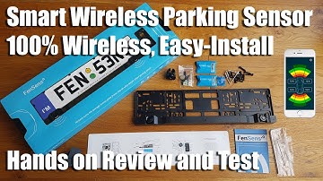 Smart Wireless Parking Sensor - 100% Wireless, Easy-Install [Hands on Review and Test]