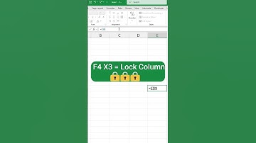 Lock Cells in 15 Seconds! (Excel Shortcut F4) Easy Tutorial 🚀#excel #accounting #shorts #shortvideo