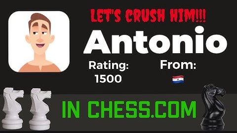 Stockfish attempts to defeat the Antonio Bot in Chess.com