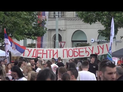 Serbia students gear up for rally in renewed push for political change to government of Aleksandar V
