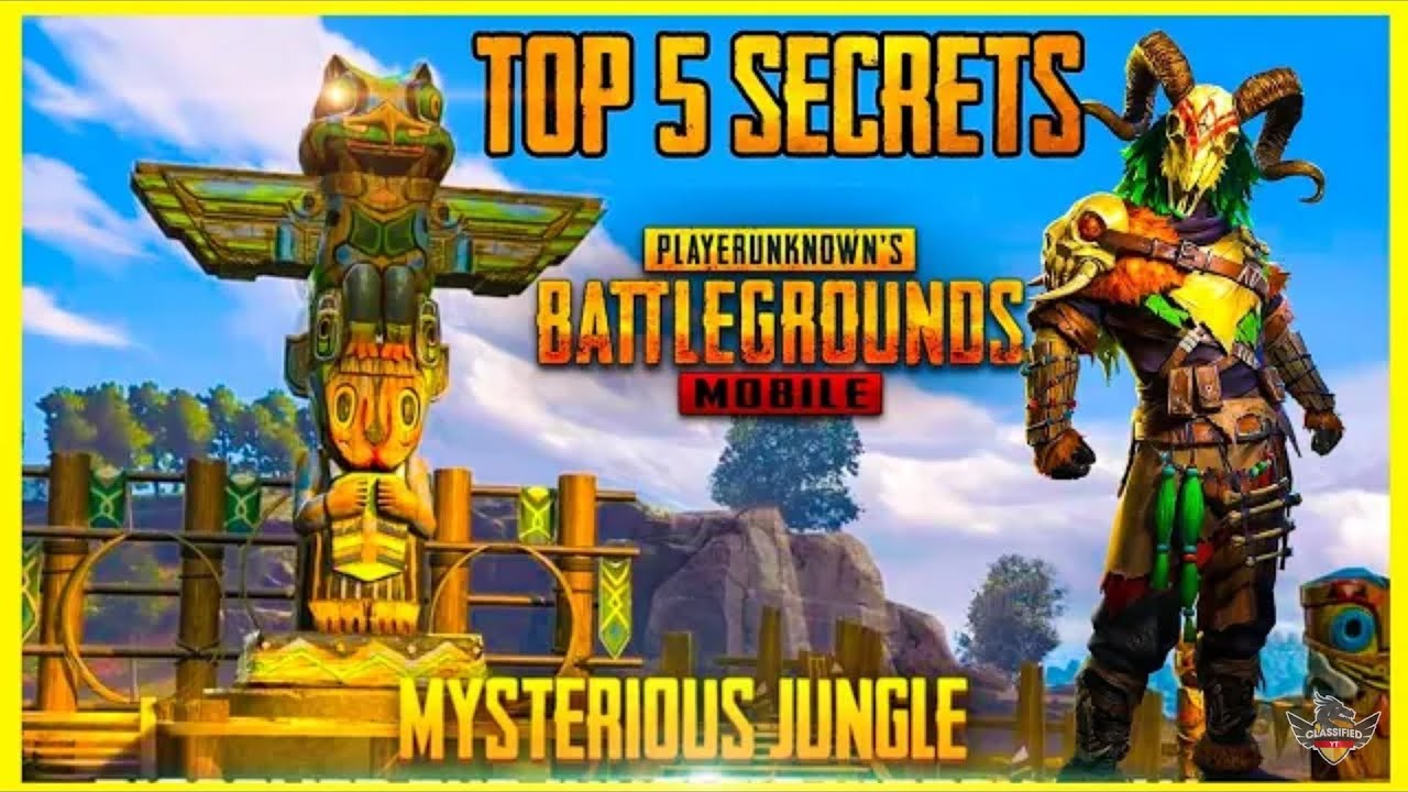 TOP 5 SECRET TRICKS OF MYSTERIOUS JUNGLE ( PUBG MOBILE JUNGLE ADVENTURE MODE )