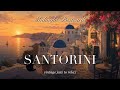 Midnight Postcards 🌙 Santorini — Vintage Jazz to Relax, Study & Sleep | Cozy 1940s Music