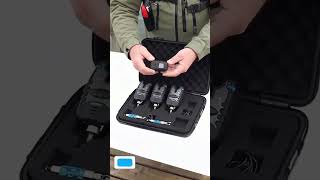 Triple Bite Alarm Set — Blue LED Power for Night Runs!