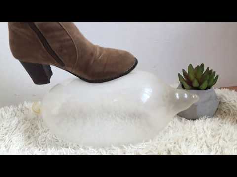 Short video preview: Denise playing with a condom