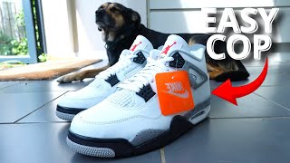 Air Jordan 4 Retro \"White/Cement\" (2025） Air Jordan 4 Retro 'White Cement' 2025 — Kick Game