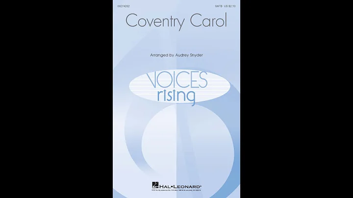 Coventry Carol (SATB Choir) - Arranged by Audrey S...