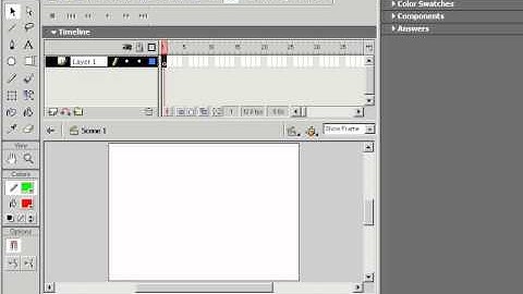 SHAPE TWEEN MASKS in flash tutorial 4