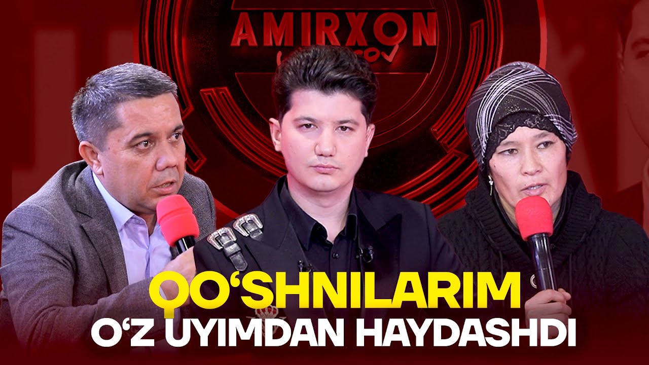 QO’SHNILARIM O’Z UYIMDAN HAYDASHDI // AMIRXON UMAROV SHOUSI // OCHIQCHASIGA GAPLASHAMIZ