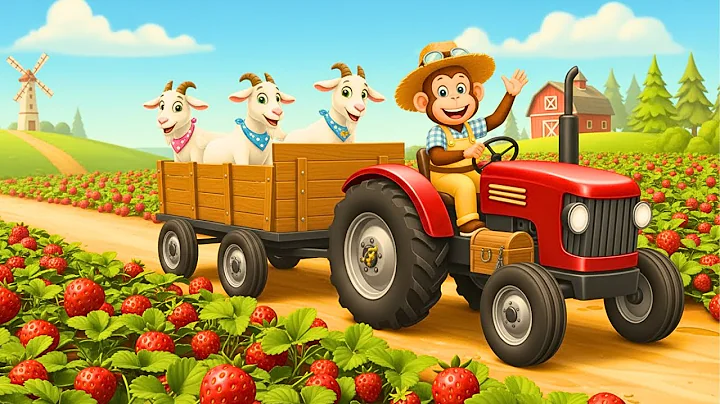 Monkey Farmer Fixes Tractor and Plows a Beet Field | Farm Work 🐒🌱