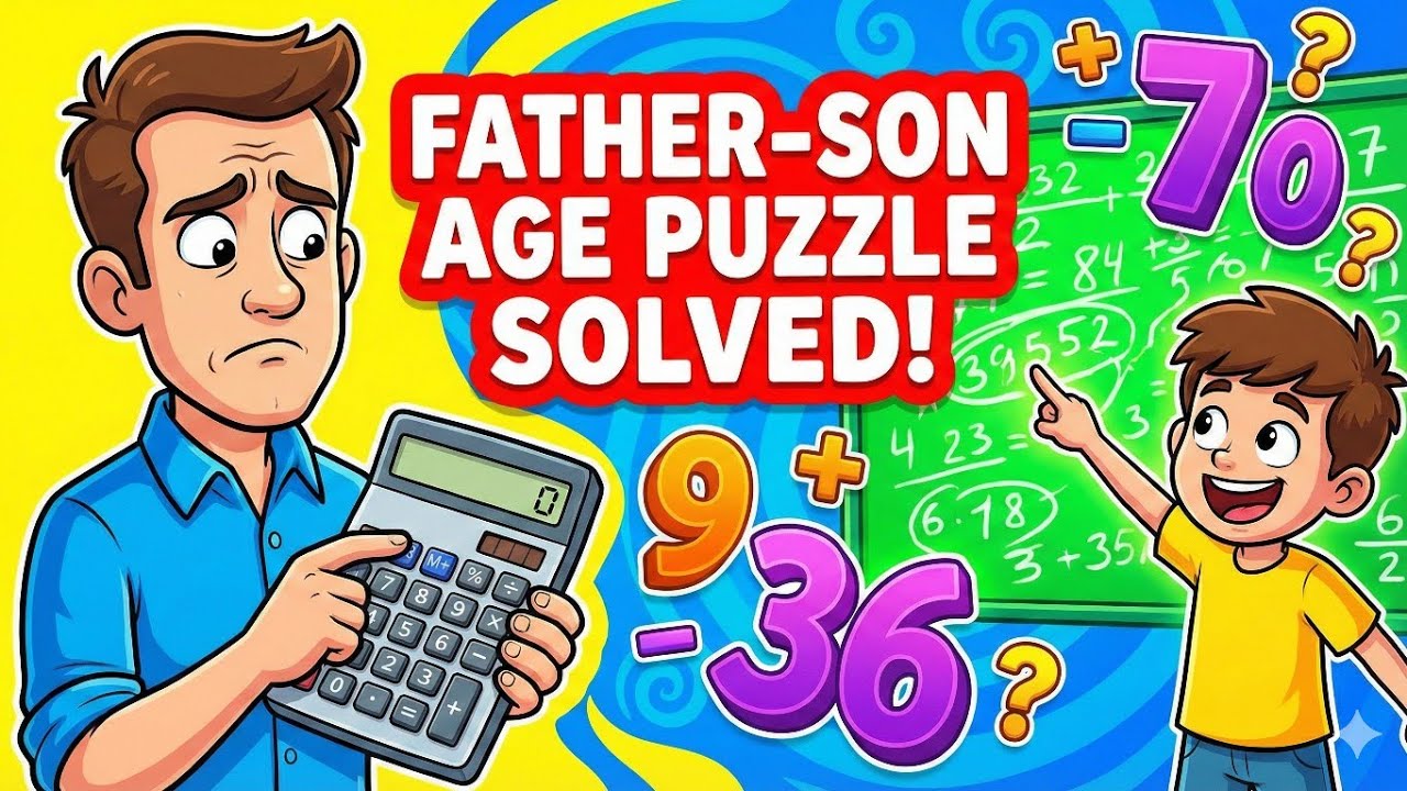 If 5 Years Ago…Father-Son Age related questions class 10th 