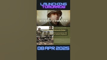 Tomorrow launching: Burden of Command™