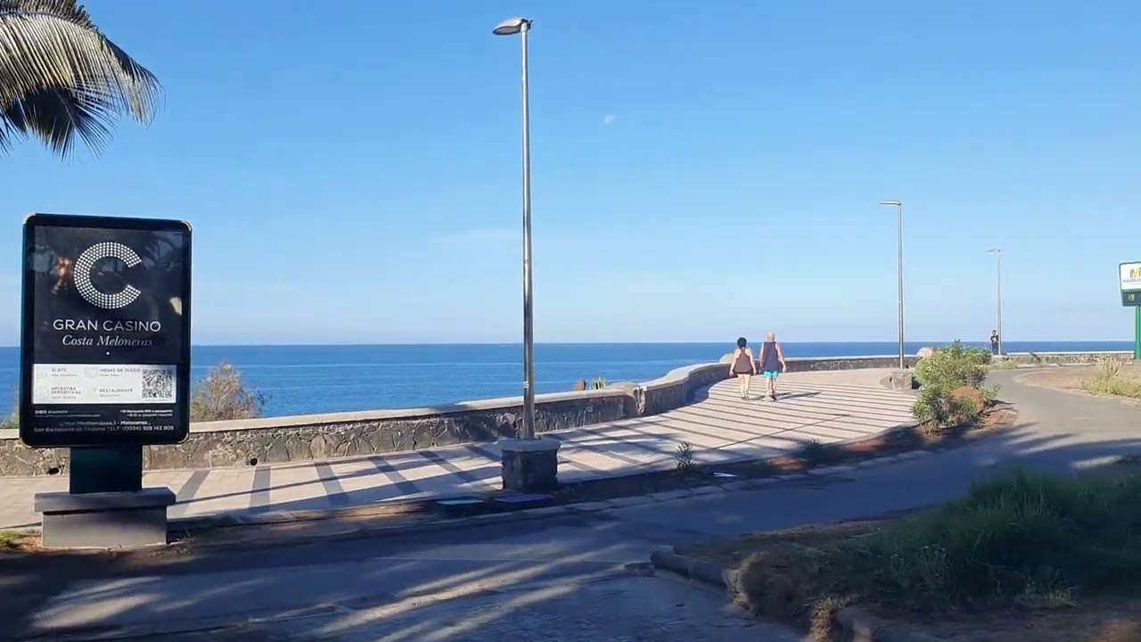 Walk from Caybeach Meloneras Apartments to the Beach, Gran Canaria May 2022